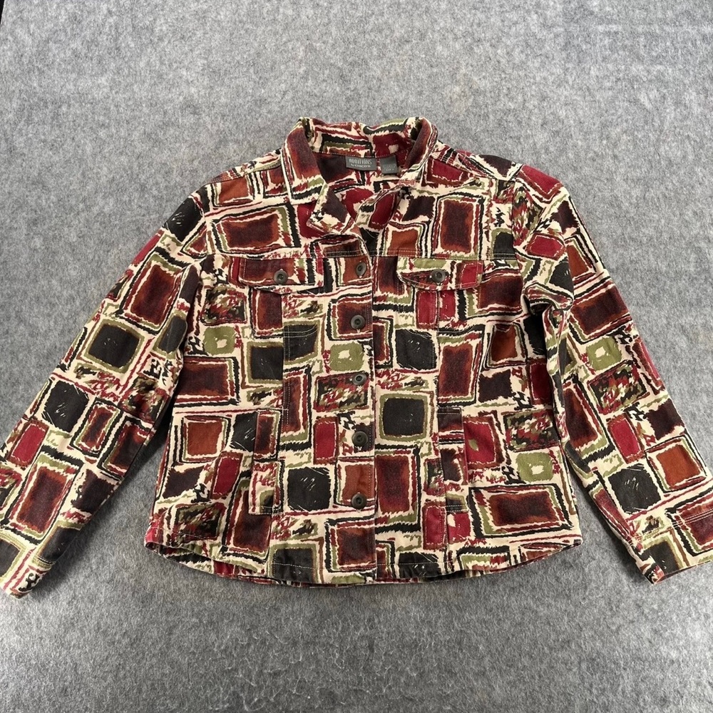 Chico's Artistic Patchwork Blazer - image 1